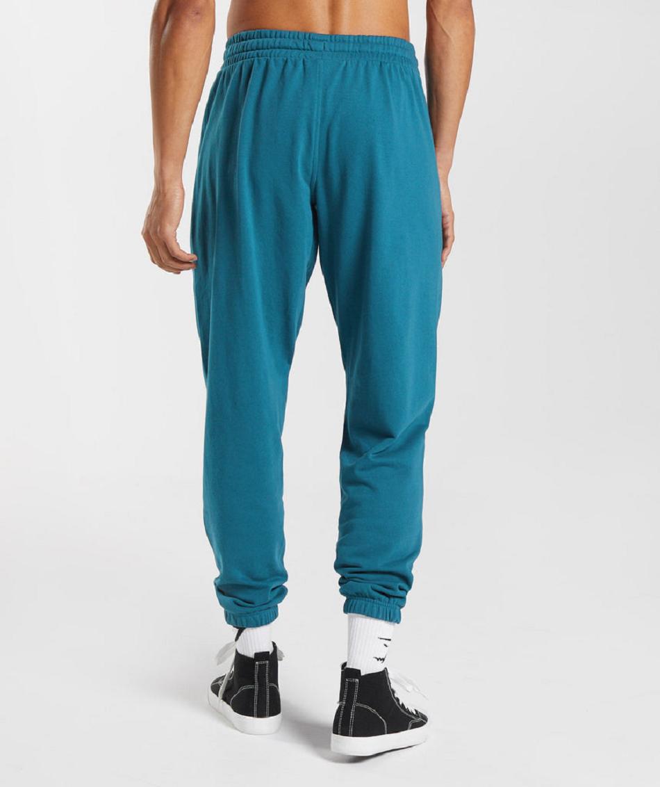 Gymshark Essential Oversized Muške Jogger Hlače Plave | HR 2982GSO